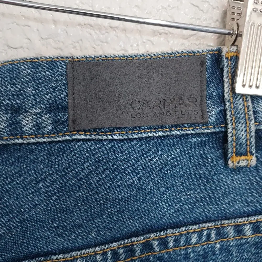 Carmar Denim Distressed Skirt Size 25